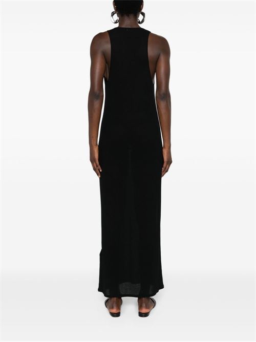 Long dress with logo SAINT LAURENT | 774756YB2OZ1000